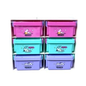 Snoopy Stackable Storage Bins